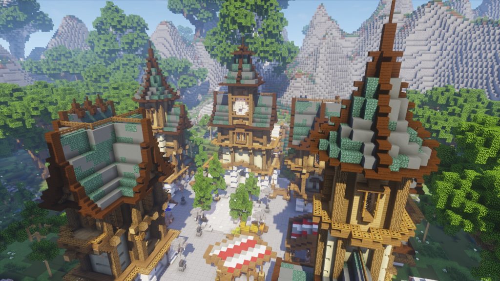 Minecraft Fantasy Medieval Lobby