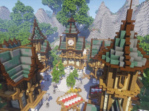 Minecraft Fantasy Medieval Lobby