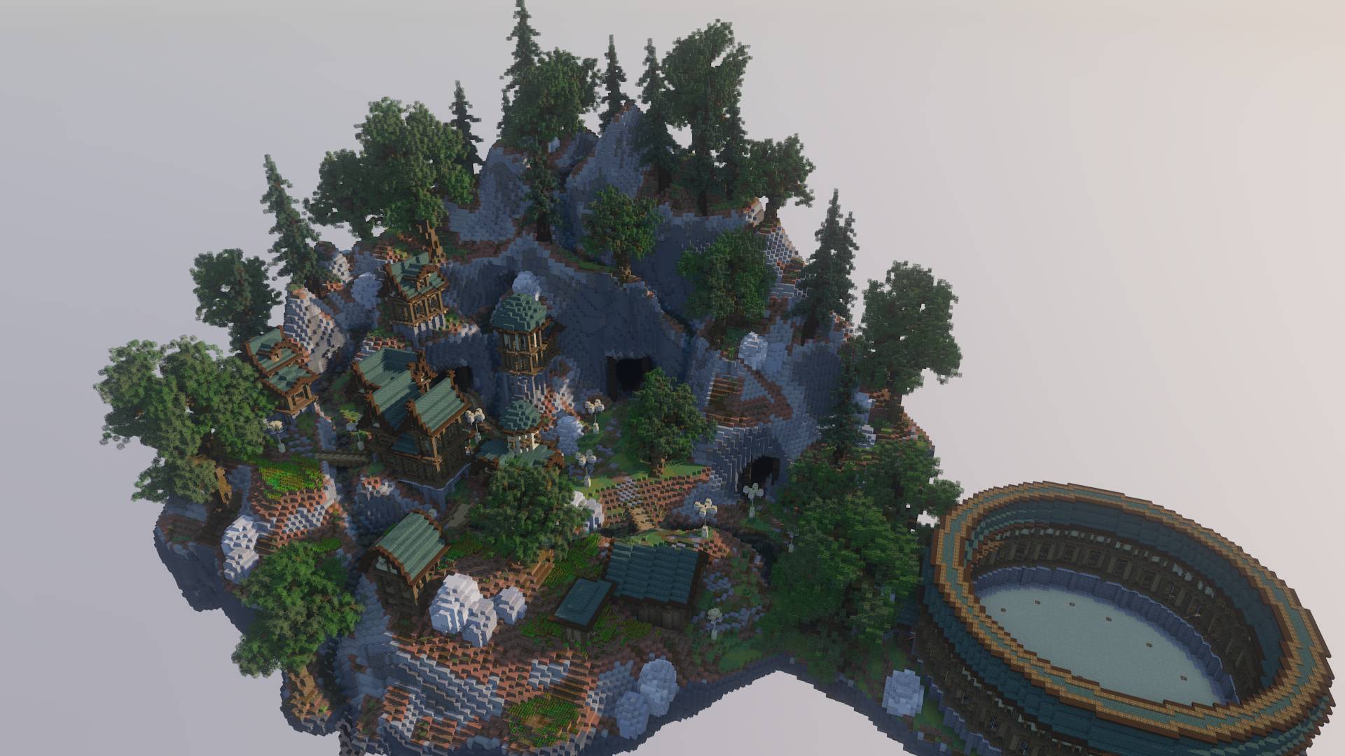 Medieval mountain spawn